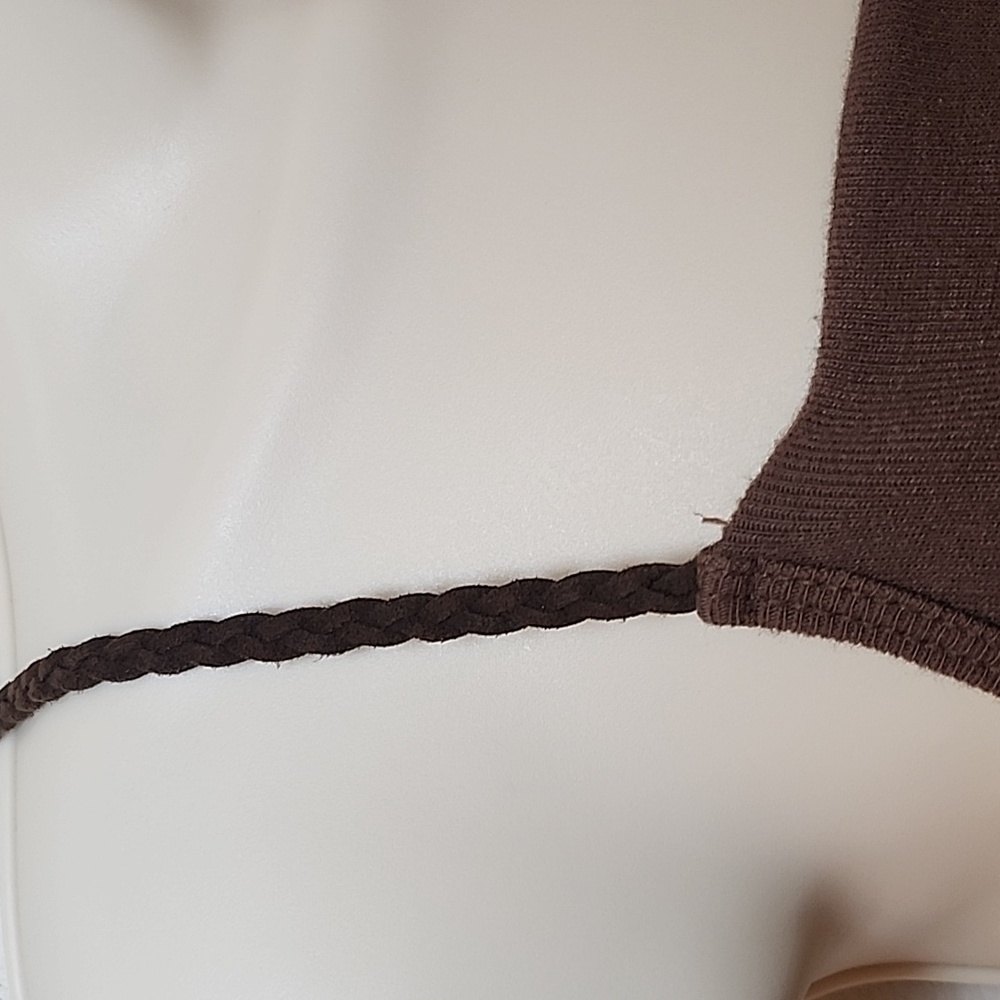 Harley Davidson Y2K Tank Top Brown Spaghetti Barnet El Paso Texas Size Meduim - Picture 11 of 16